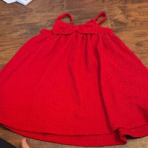 Old Navy Vibrant Red Textured Top